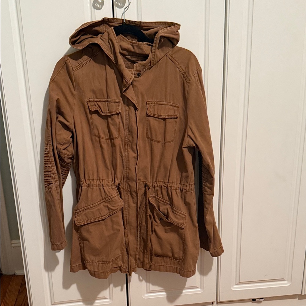 a new day Brown Hooded Jacket